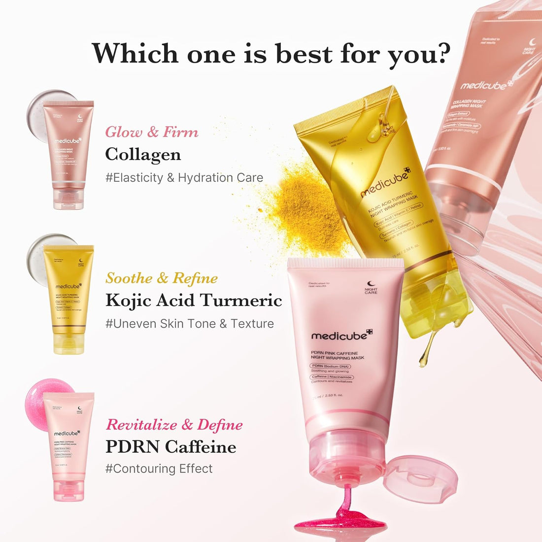 Medicube Collagen Overnight Wrapping Peel-Off Facial Mask Pack